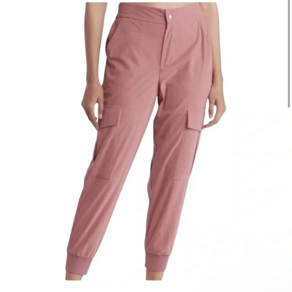 NWT Area Stars Waffle Knit Cargo Pants In Mauve